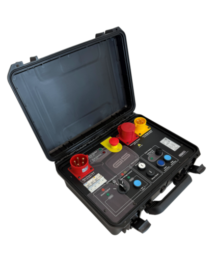 Mithilfe des Prüfsystems BTB (Brake Testing Box) kann bei Elektrokettenzügen mit zwei Federdruckbremsen die Funktion von Betriebs- und Hilfsbremse überprüft werden, ohne dass ein mechanischer Eingriff erforderlich ist.